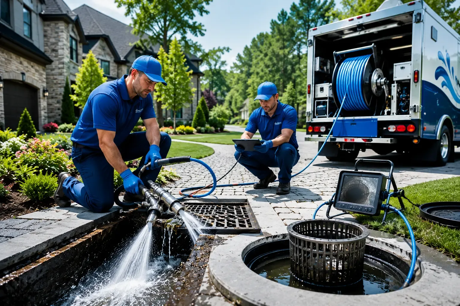 Local outdoor drain cleaning professionals in Flatwoods, LA